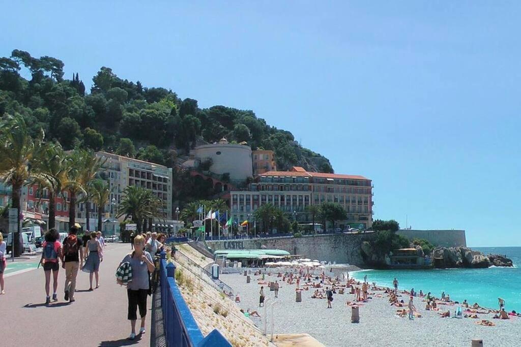Studio A Louer Au Coeur Du Carre Dor A Nice, Rue Dalpozzo A 150 Metres Des Plages Exterior foto